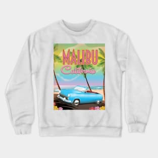 Malibu California Sunse Crewneck Sweatshirt